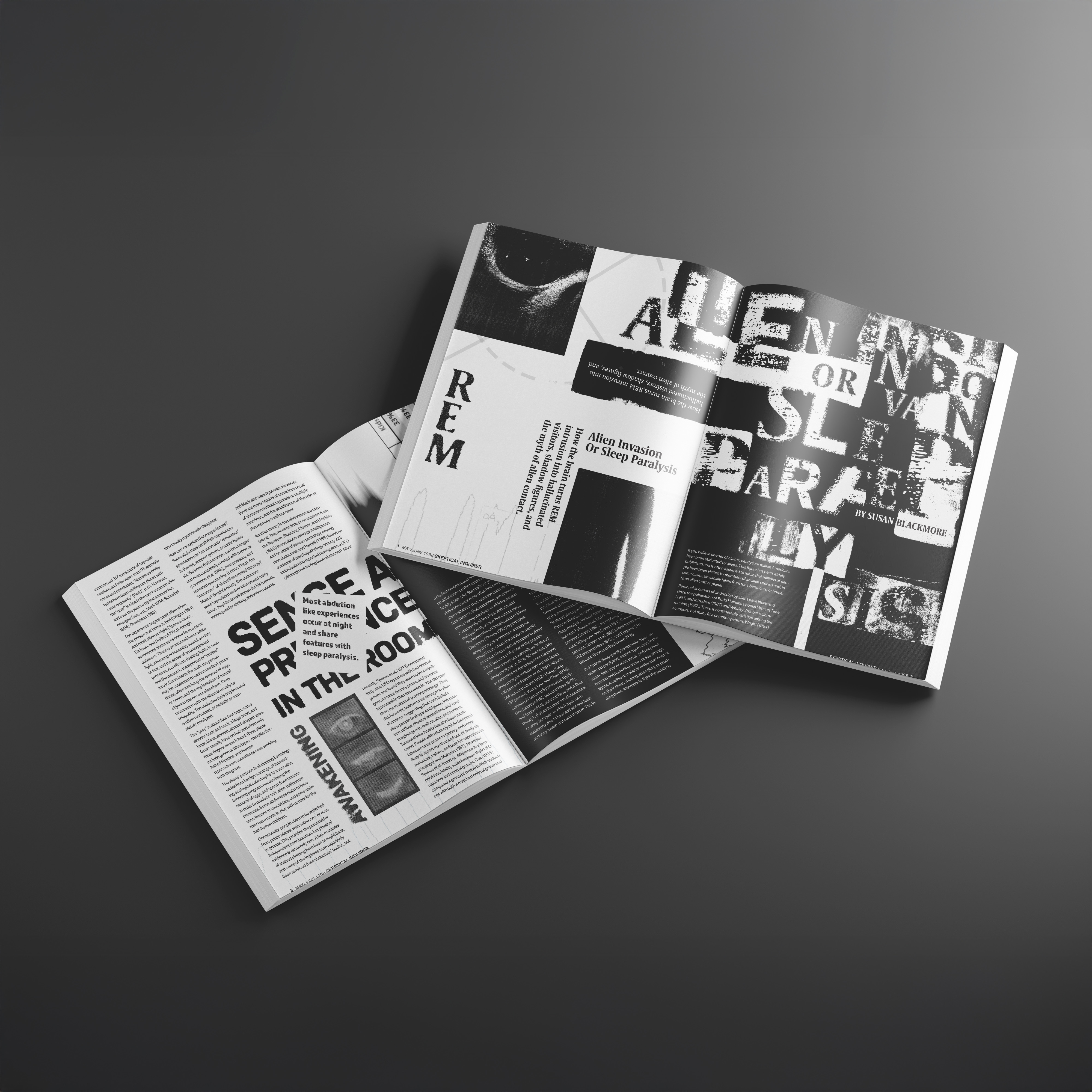 Editorial Spreads - Magazine layout design